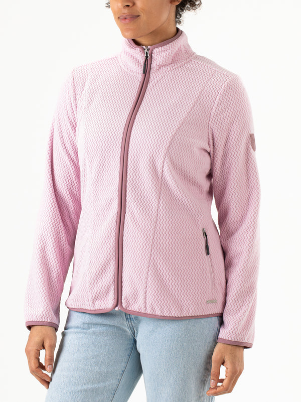 Lotta Jacquard Fleece Jacket Dames
