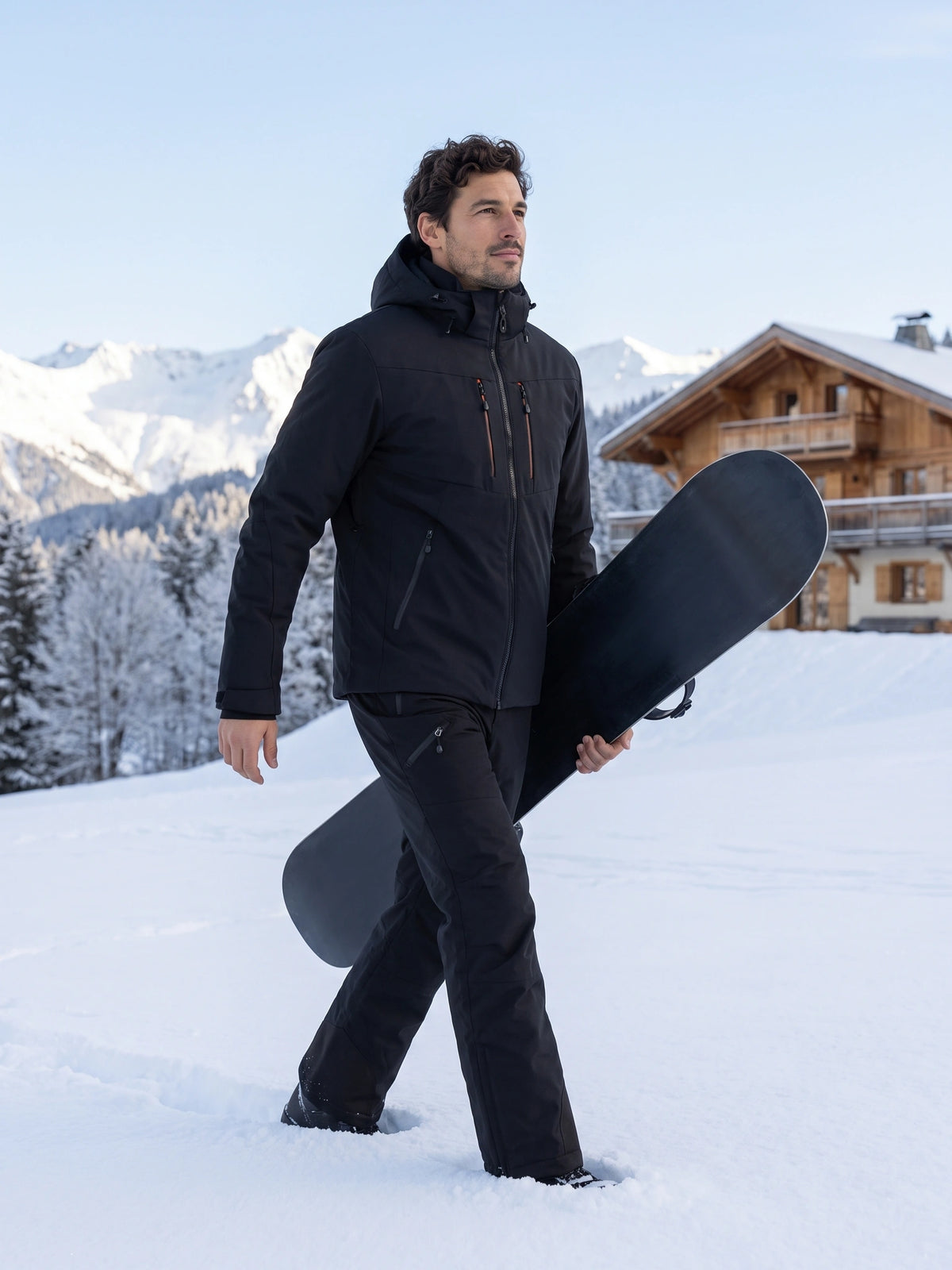 Alpha | Heren Ski Jacket Black