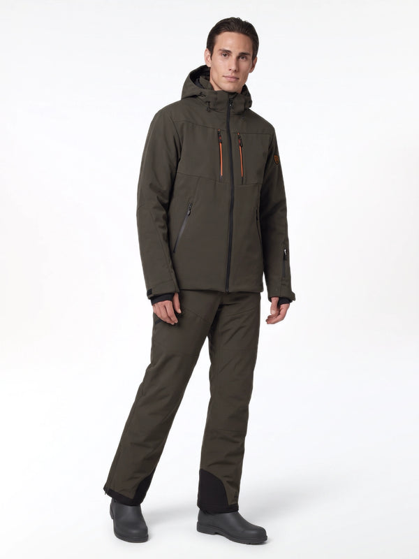 Alpha | Heren Ski Jacket Dark Olive