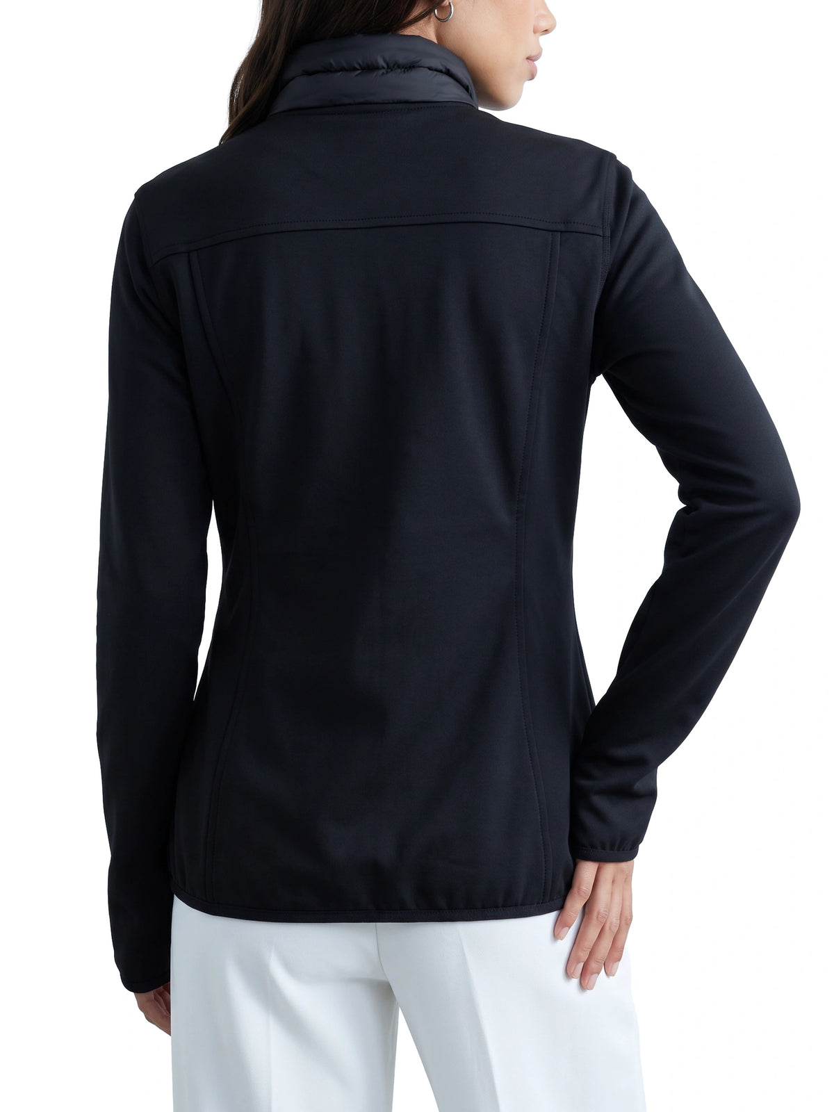 Laura Full Zip Top Dames Powerstretch Black