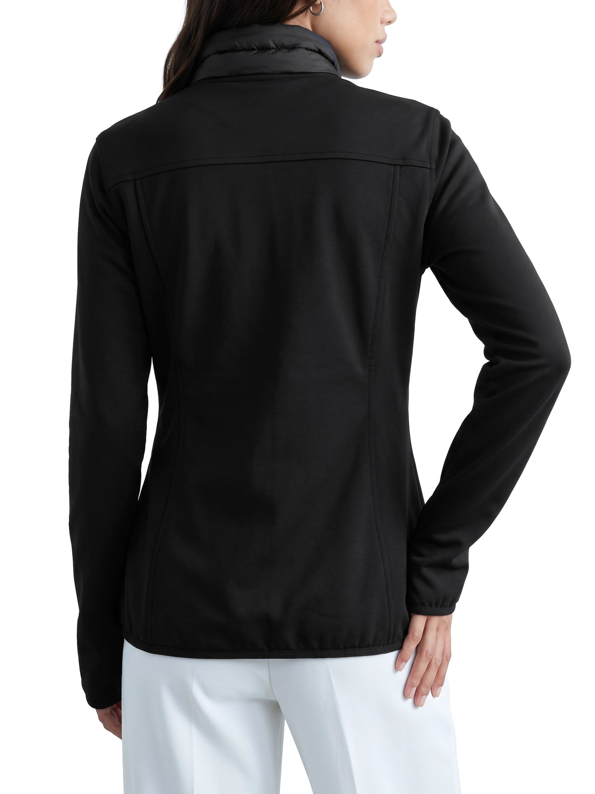 Laura Full Zip Top Dames Powerstretch Black