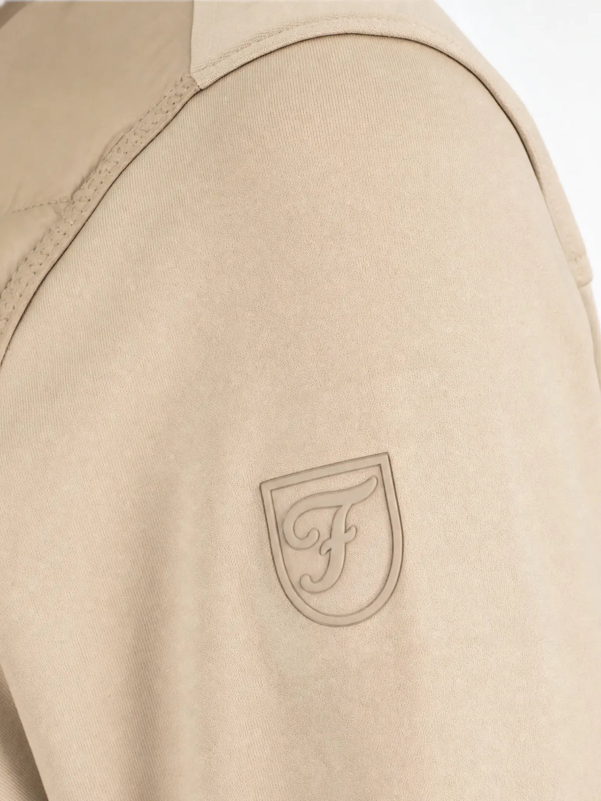 Laura Full Zip Top Dames Powerstretch Champagne