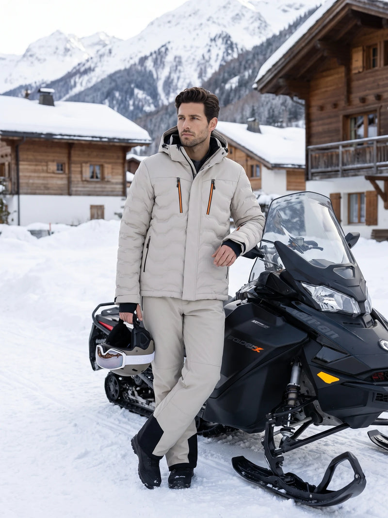 Ranger | Heren Ski Jacket Stone Frost