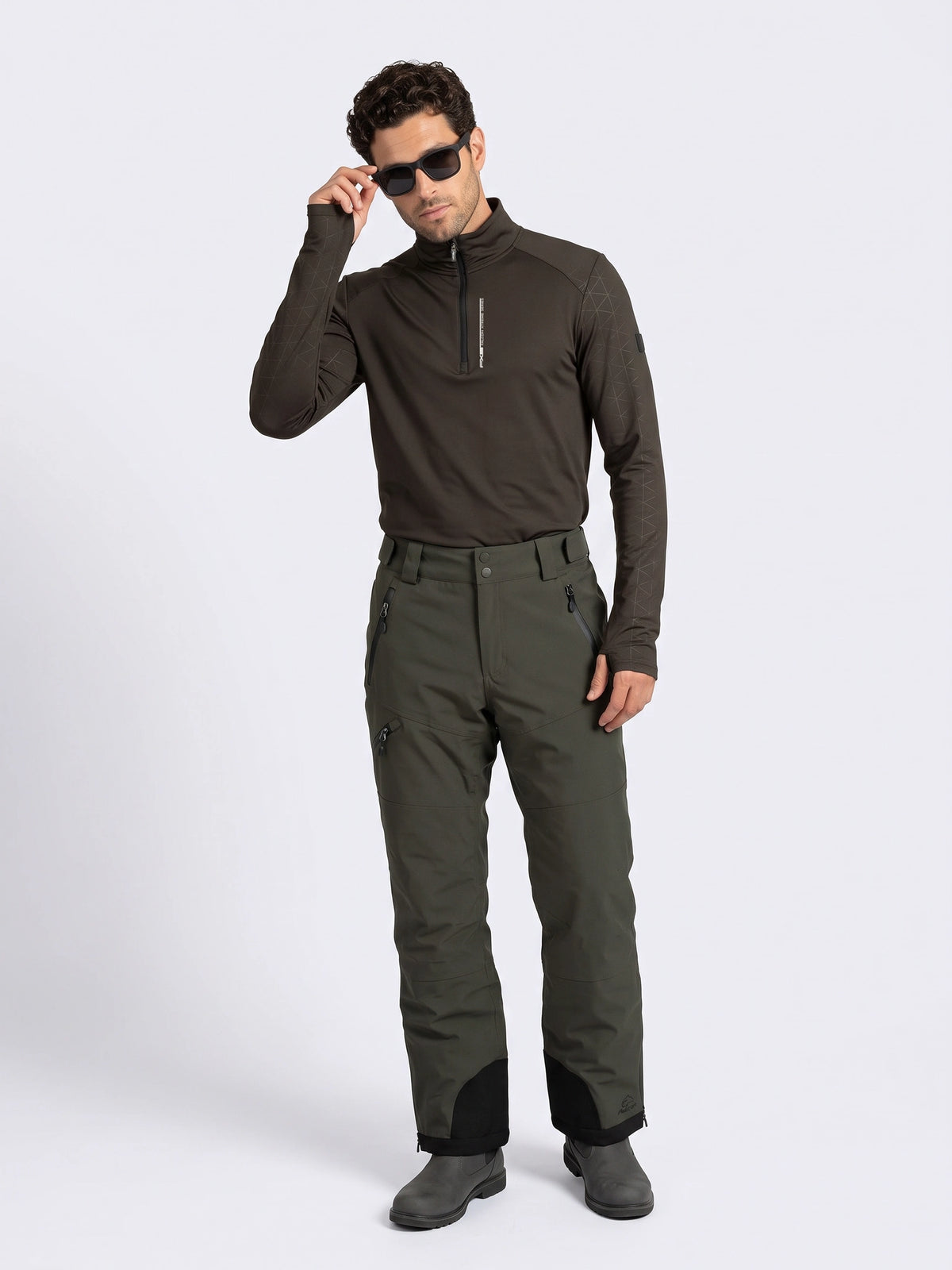 Tomaz | Heren Skipully Dark Olive