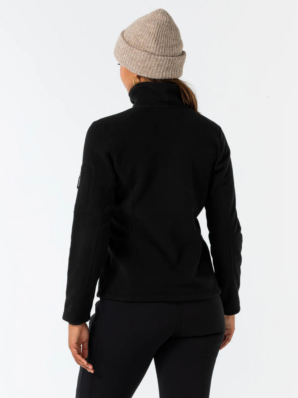 Carlien | Lady Fleece Fullzip Black 4