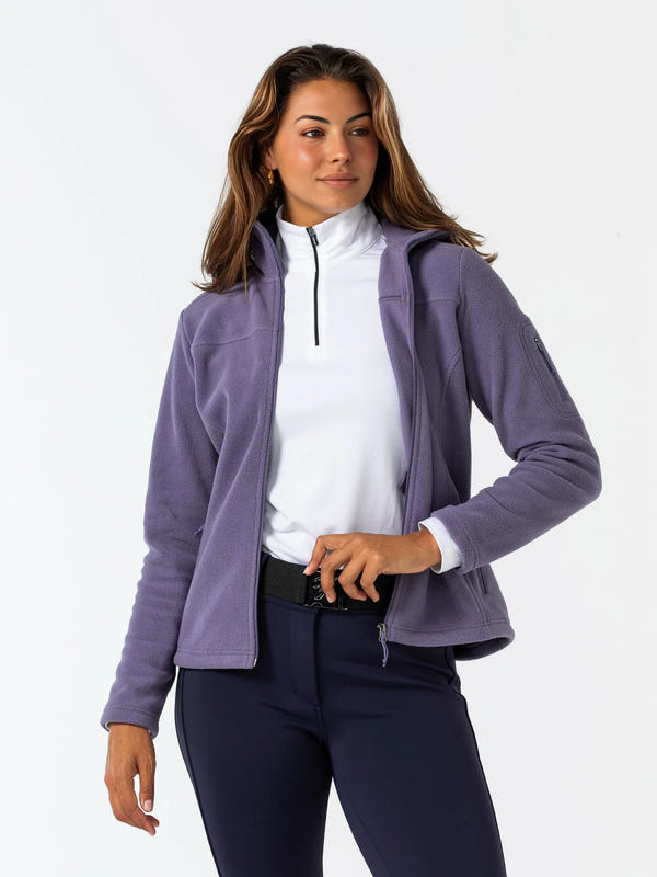 Carlien | Lady Fleece Fullzip Blaue Traube 1