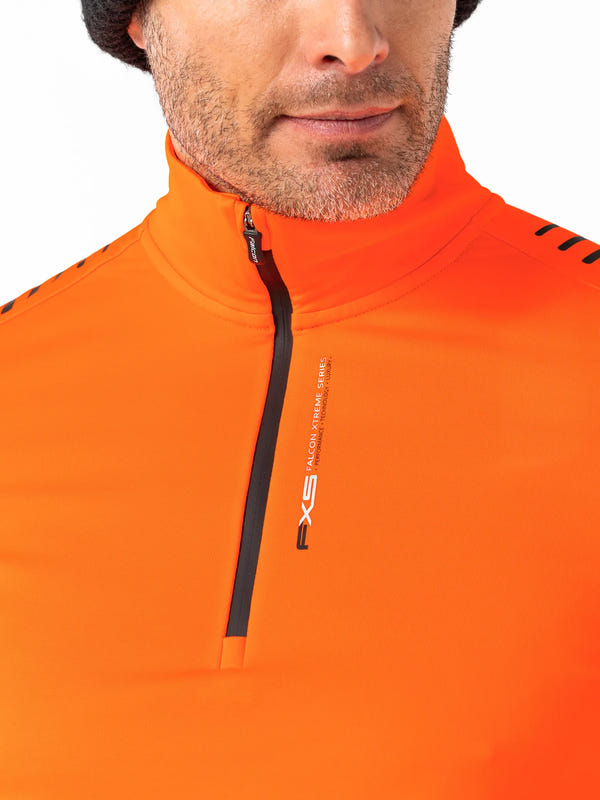 Denzel | Men's Ski Pullover Shocking Orange 4