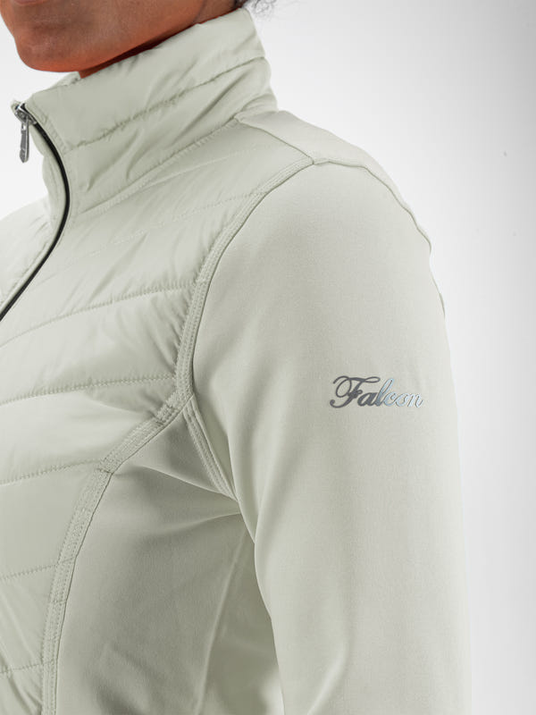 Laura Full Zip Top Dames Powerstretch Kitt 3