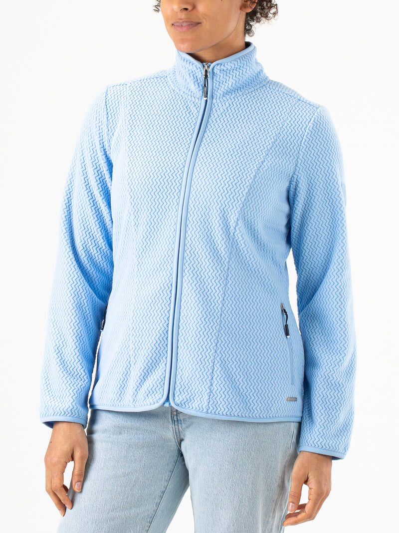 Lotta Jacquard Fleecejacke Damen