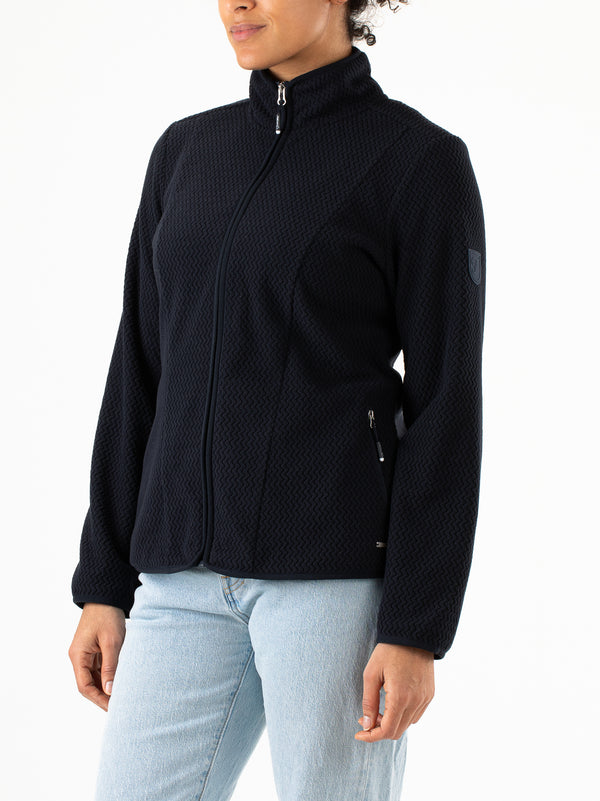Lotta Jacquard Fleece Jacket Dames