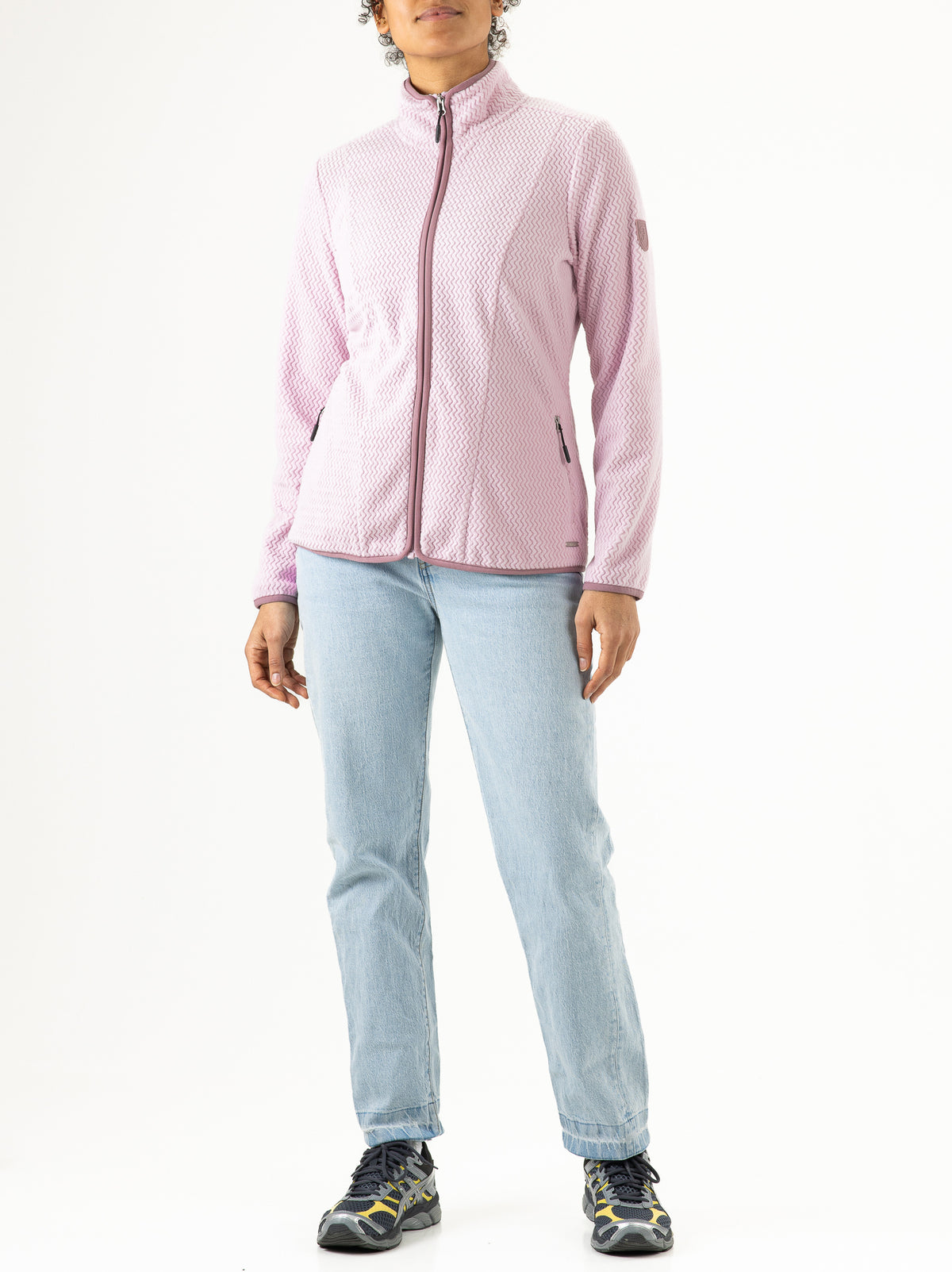 Lotta Jacquard Fleecejacke Damen