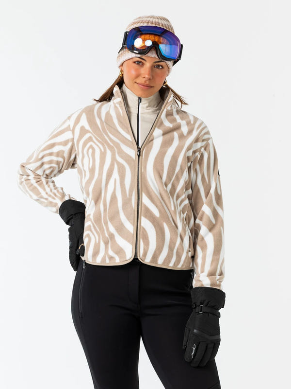 Oxitane | Lady Full Zip Vest Zebra Hay 1