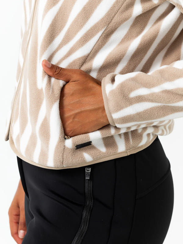 Oxitane | Lady Full Zip Vest Zebra Hay 3