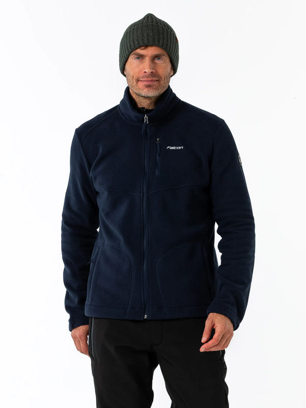 Robby | Herren Fleece-Reißverschlussjacke Abyss Blau 1