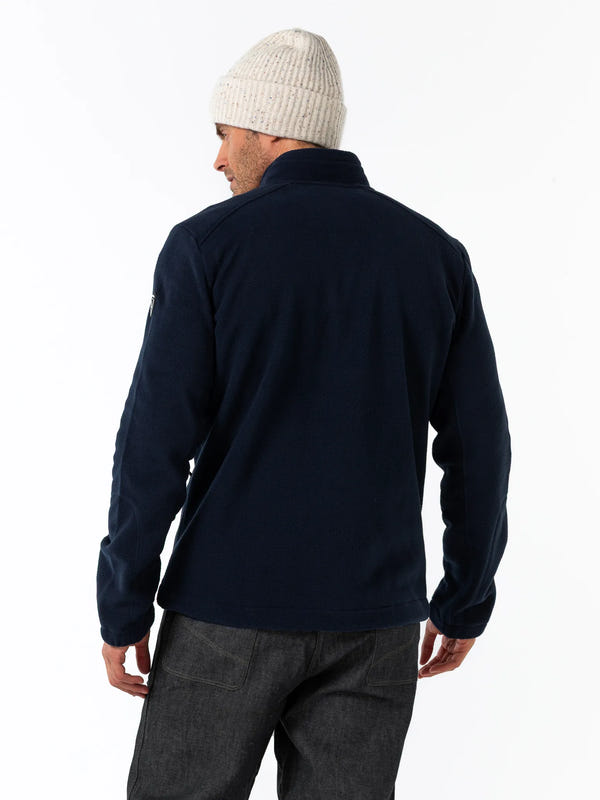 Robby | Herren Fleece-Reißverschlussjacke Abyss Blau 4