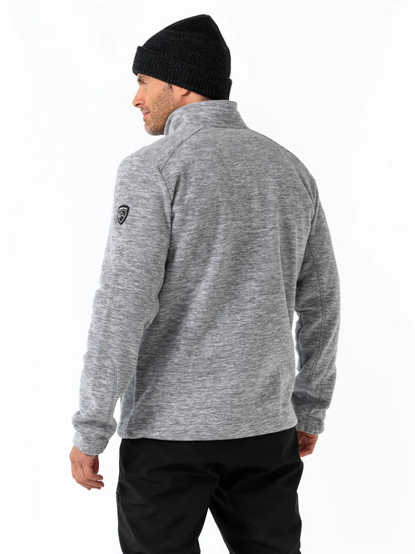 Robby | Herren Fleece-Reißverschlussjacke Cloud Grey Melange 4
