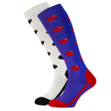 Snow | Lady 2-Pack Skisock - Falcon Sportswear 2025