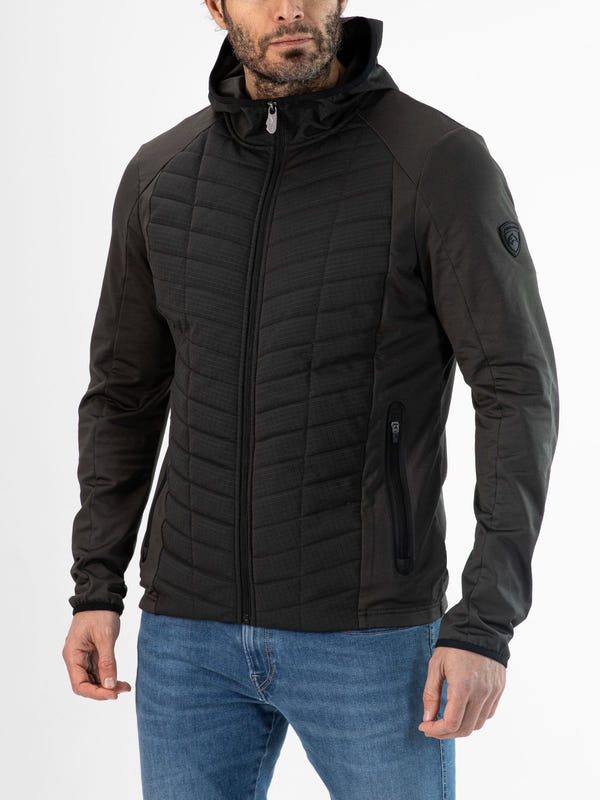 Stedman | Herren Fullzip Top Schwarze Olive 1