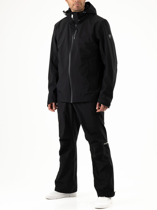 Shelter Regenanzug Herren Jacke & Hose Schwarz 3