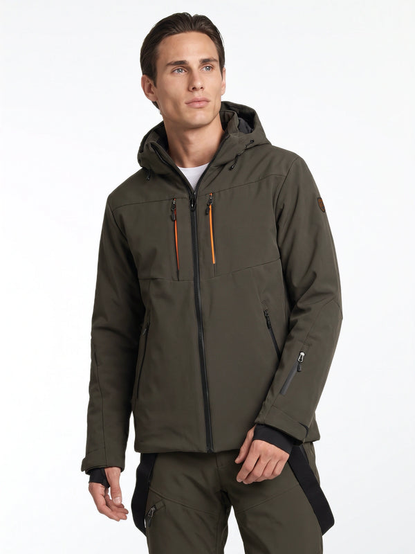 Alpha | Heren Ski Jacket Dark Olive