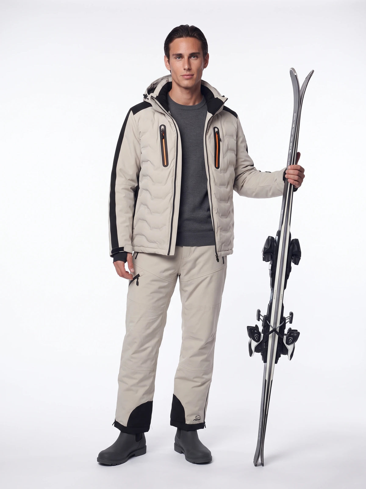 Brian Sn62 | Man Ski Jacket Stone Frost