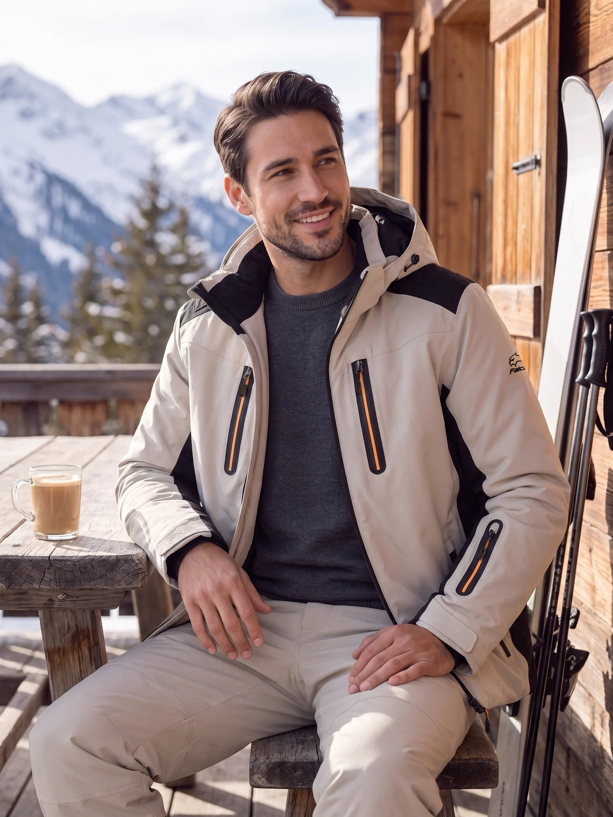 Jaky | Heren Ski Jacket Stone Frost