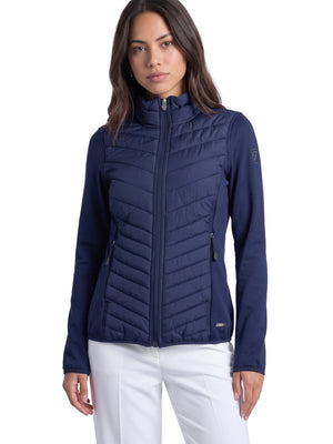 Laura Full Zip Top Dames Powerstretch Ink Blue