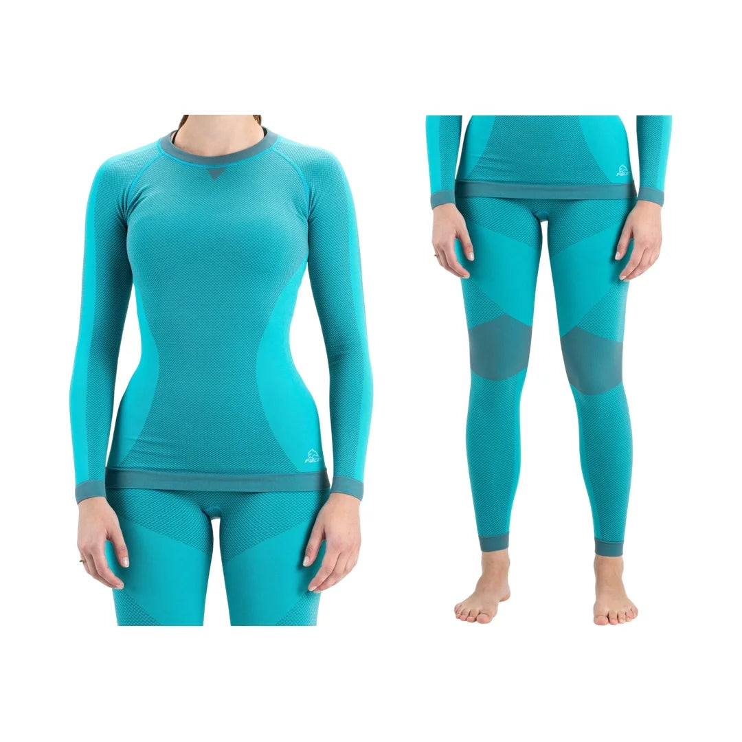 Dames Thermo Shirt & Broek (Mint) Bundle