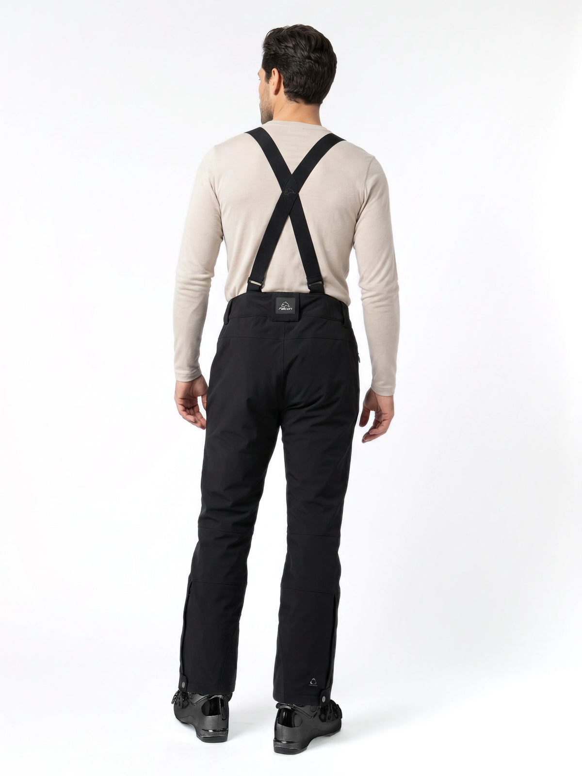 Range | Heren Softshell Ski Pants Black