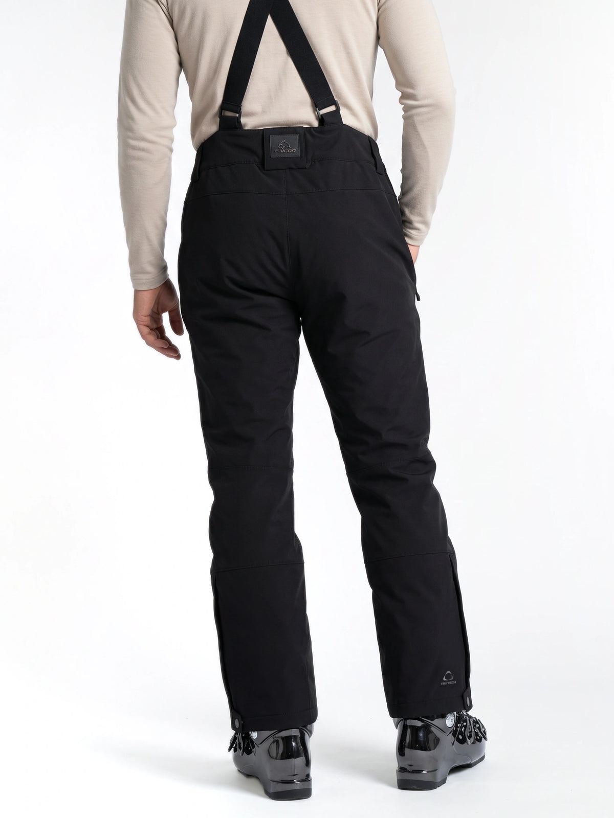 Range | Heren Softshell Ski Pants Black