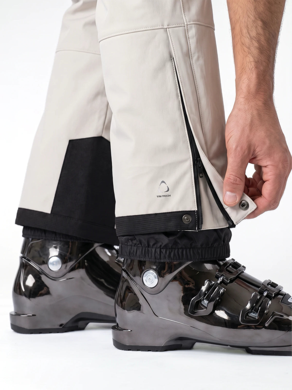 Range | Heren Softshell Ski Pants Stone Frost
