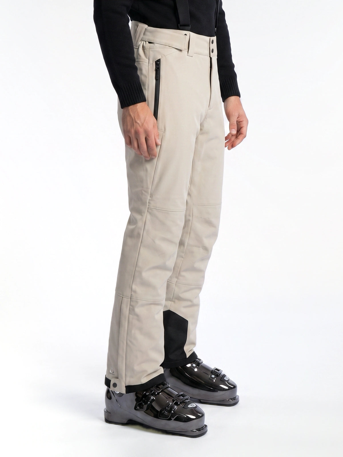 Range | Heren Softshell Ski Pants Stone Frost
