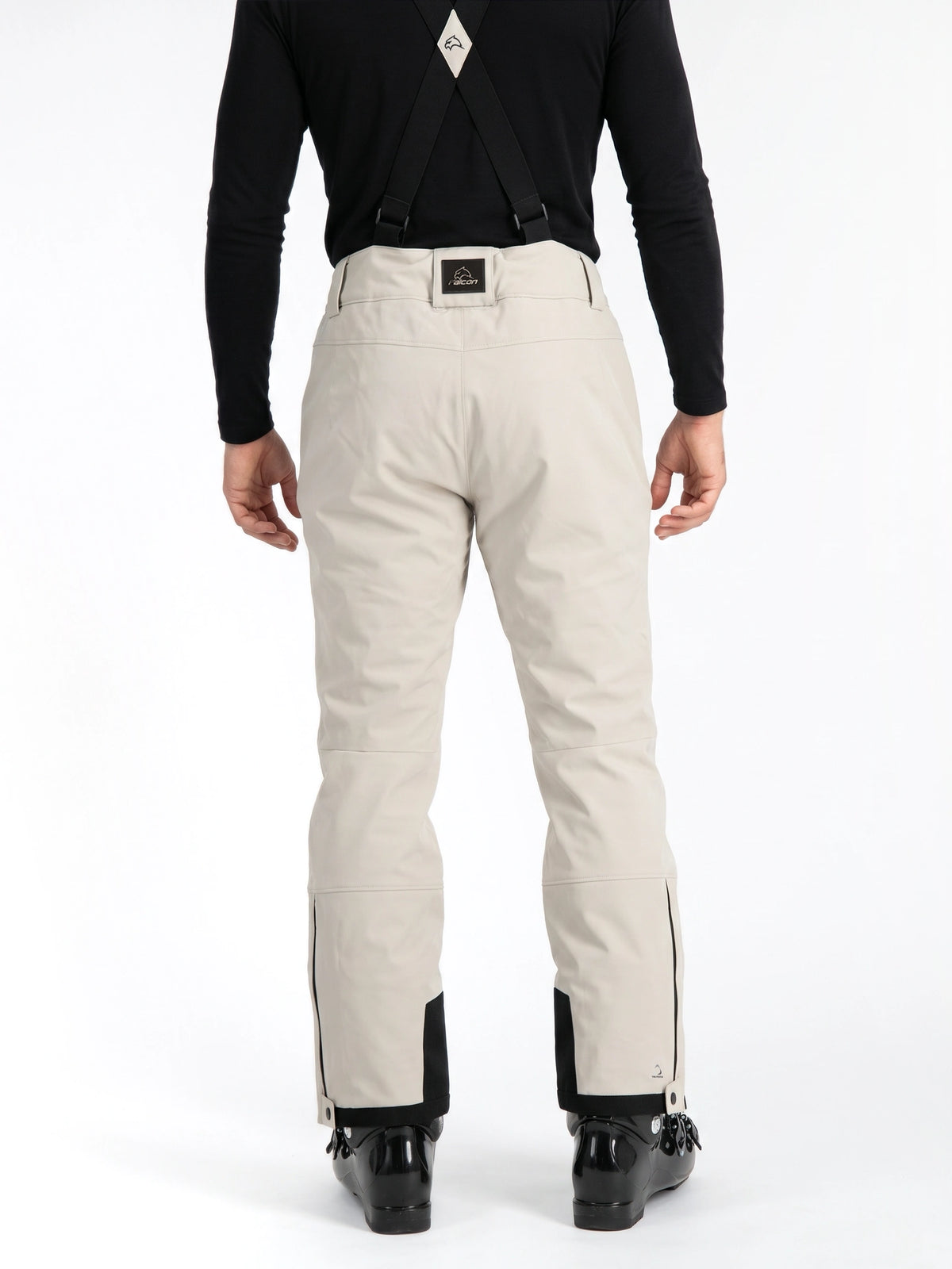 Range | Heren Softshell Ski Pants Stone Frost