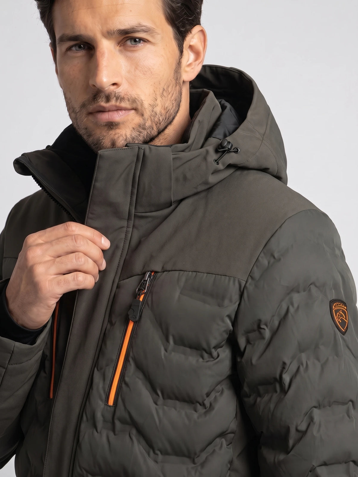 Ranger | Heren Ski Jacket Dark Olive