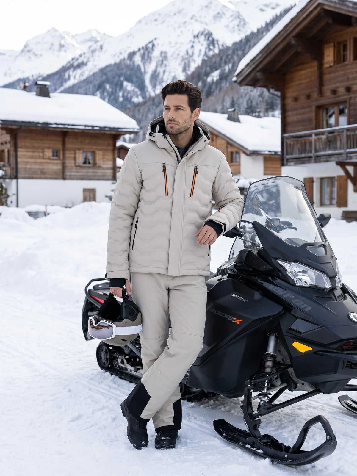 Ranger | Heren Ski Jacket Stone Frost