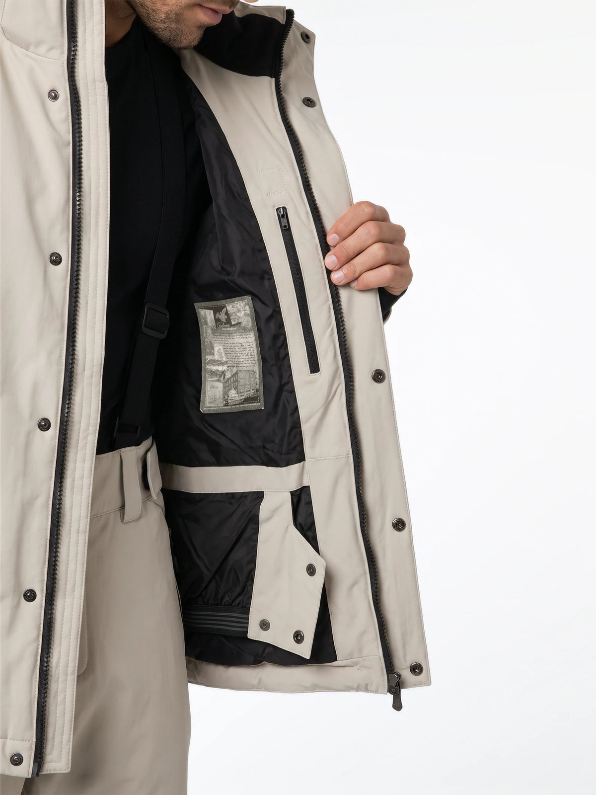 Ranger | Heren Ski Jacket Stone Frost