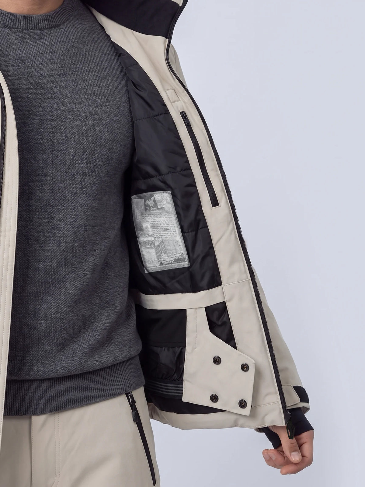 Summit | Men Ski Jacket Stone Frost
