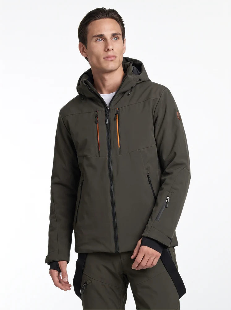 Herenjas in dark olive