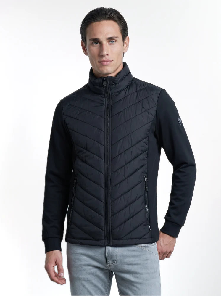 Zwarte Hardy hybrid jacket